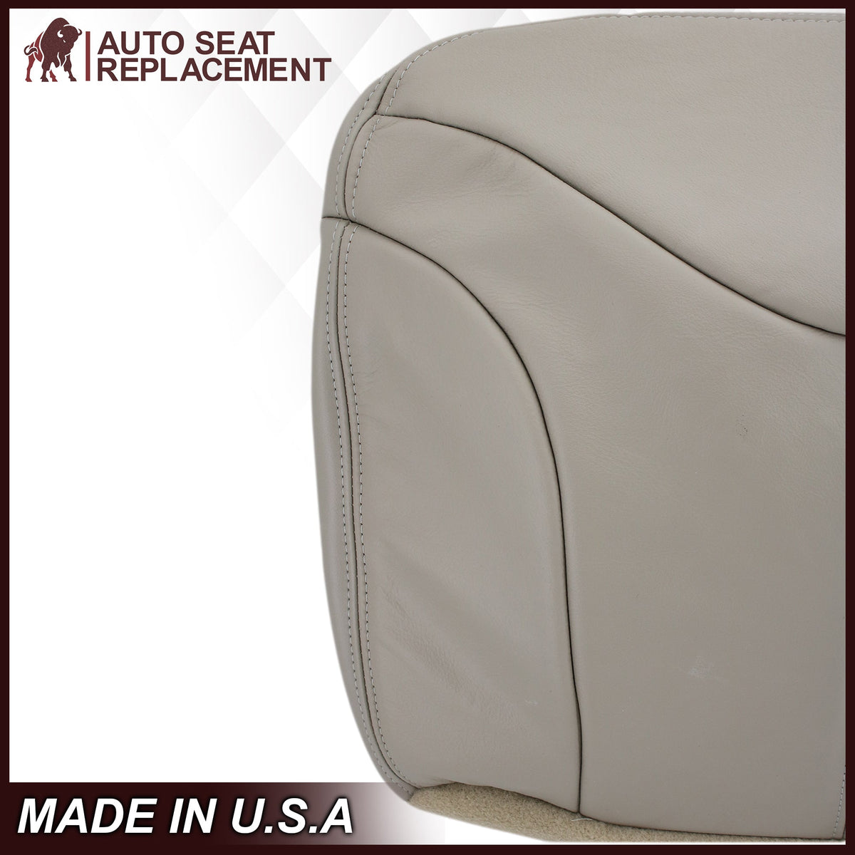 2000-2002 GMC Yukon XL 2nd Row Captain Seat 50/50 Seat Cover in Shale Tan: Choose From Variation