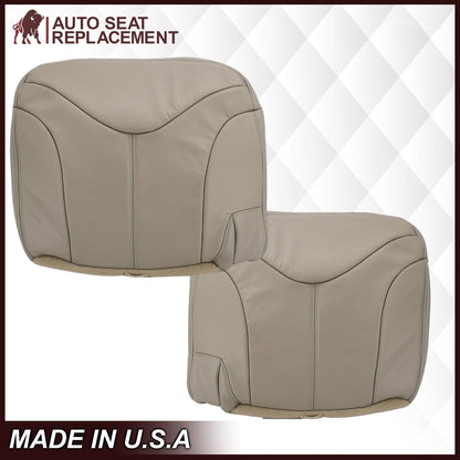 2000-2002 GMC Yukon XL 2nd Row Captain Seat 50/50 Seat Cover in Shale Tan: Choose From Variation