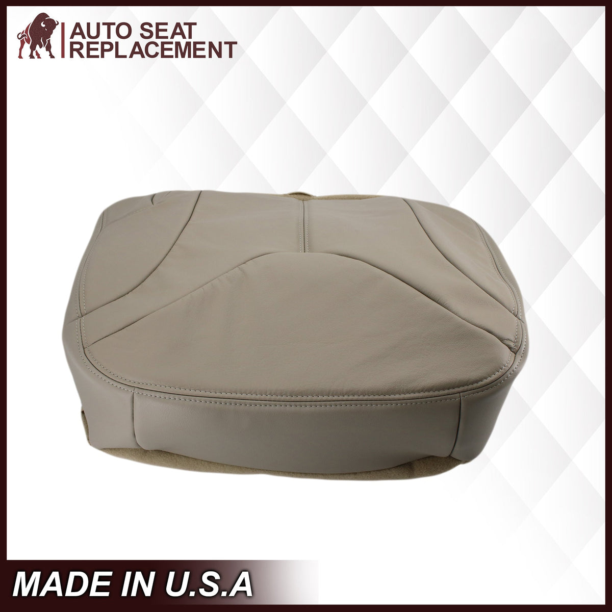 2000-2002 GMC Yukon XL 2nd Row Captain Seat 50/50 Seat Cover in Shale Tan: Choose From Variation