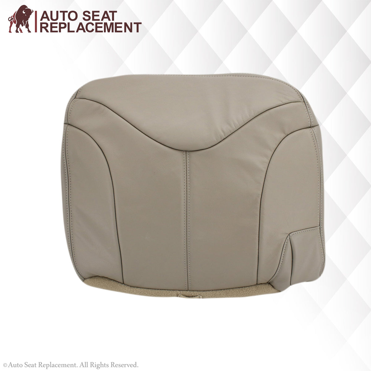 2000-2002 GMC Yukon XL 2nd Row Captain Seat 50/50 Seat Cover in Shale Tan: Choose From Variation