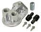 Single Ports Up 3/8" NPT Remote Filter Mount Kit With 3/4"-16 Filter Threads