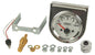 Lighted Black On White 2-1/16" Electric Oil Temperature Gauge Kit