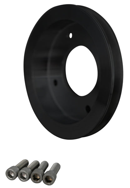 Pontiac V-Belt Crankshaft Pulley - Black (1V)