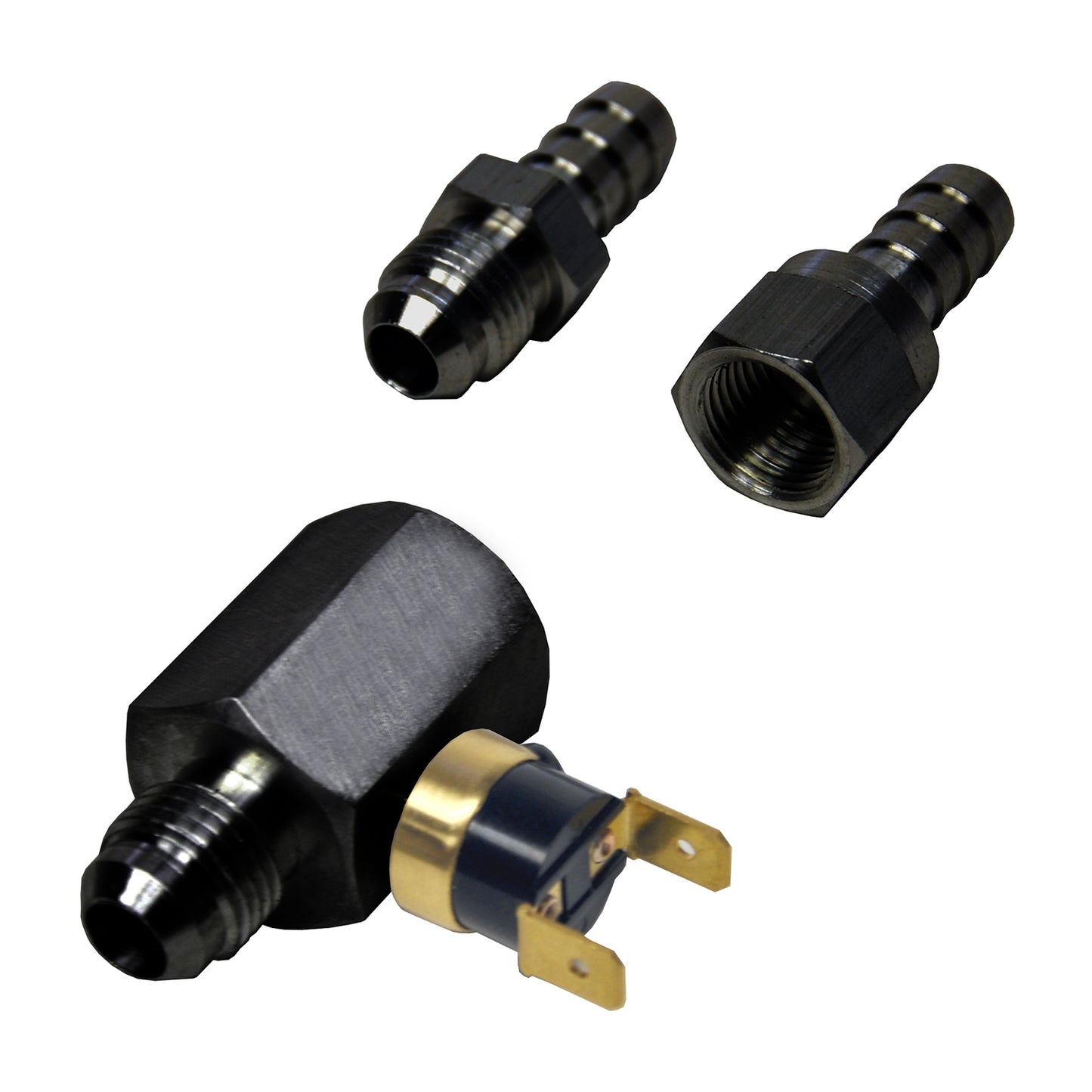 180°F In-Line Remote Cooler Fan Control Thermostat -6AN