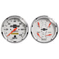 2 PC. GAUGE KIT 5 In. QUAD & SPEEDOMETER 240-33 O CHEVY VINTAGE