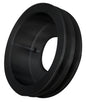 Pontiac V-Belt Crankshaft Pulley - Black (2V)