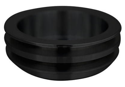 Pontiac V-Belt Crankshaft Pulley - Black (2V)