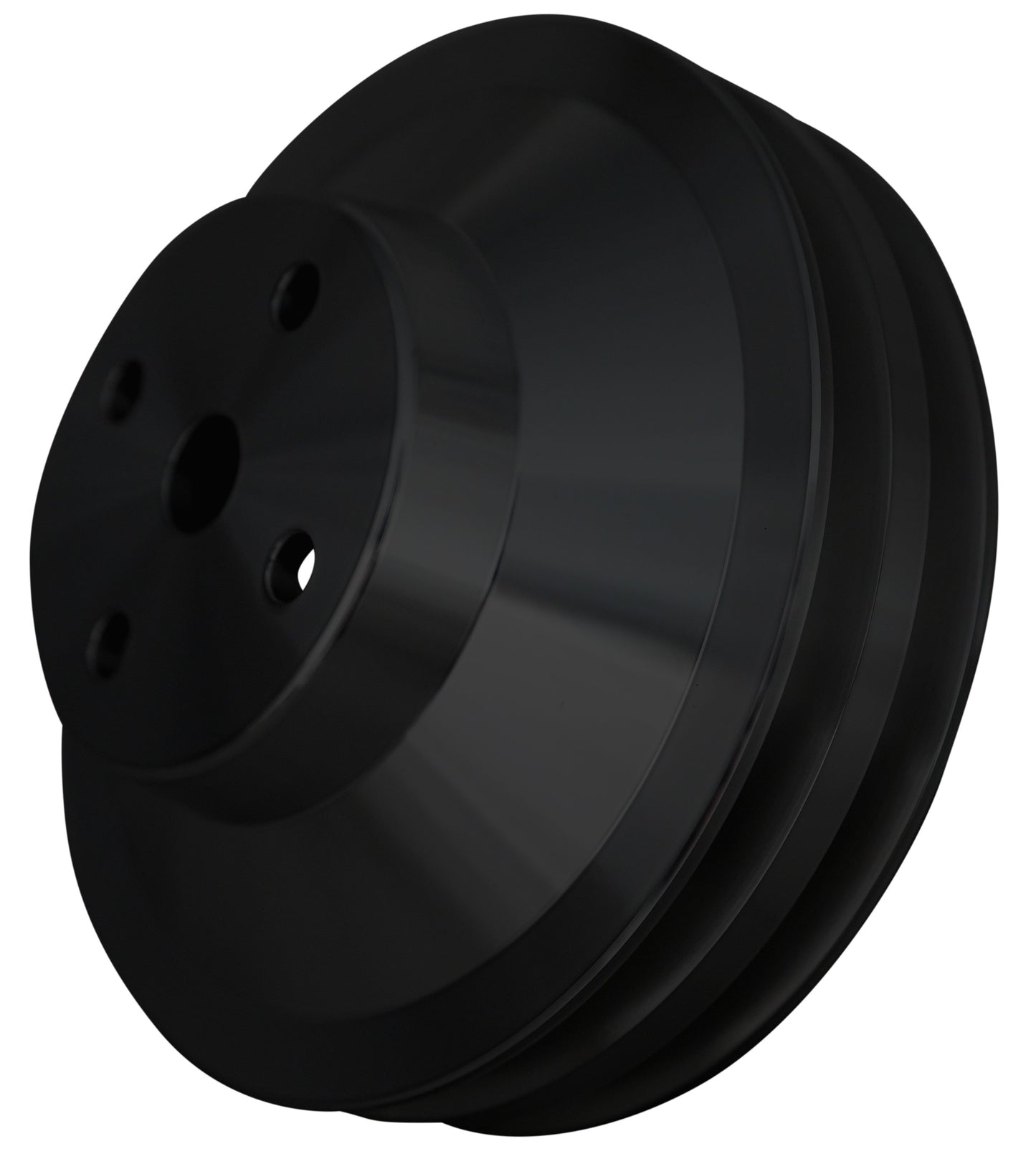 Pontiac V-Belt Water Pump Pulley - Black (2V)
