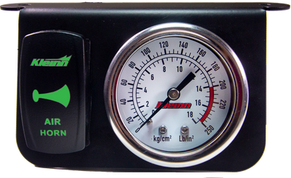 Kleinn Air Horns - 1303G - Panel Gauge W/ Rocker Horn Button