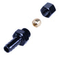 1/2” Transmission Cooler Line To 1/2” NPT Hose Barb Black Anodized Fitting