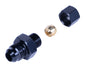 5/16” Transmission Cooler Line To -6AN Male Black Anodized Fitting