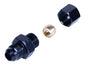 3/8” Transmission Cooler Line To -6AN Male Black Anodized Fitting
