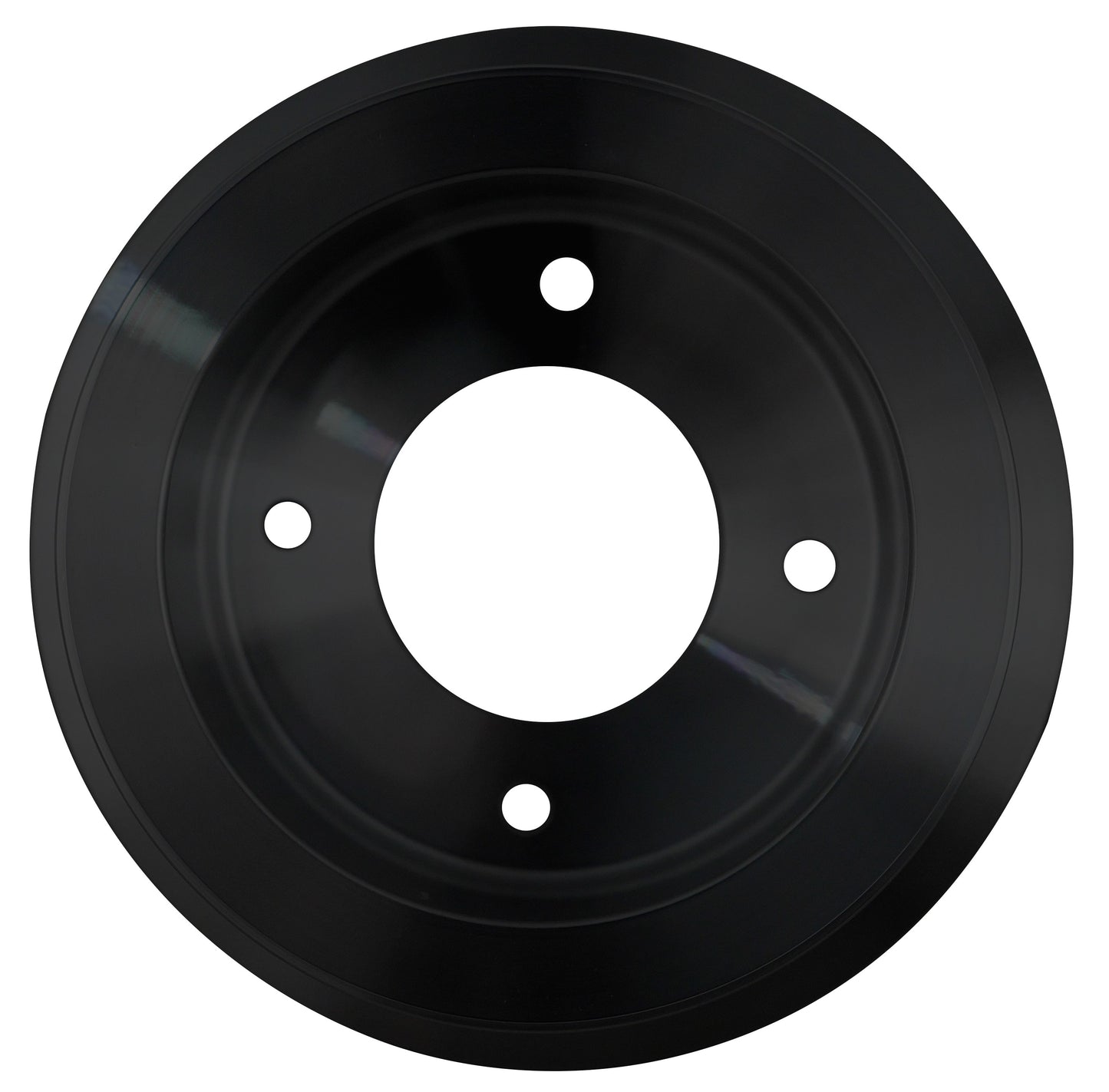 Pontiac V-Belt Crankshaft Pulley - Black (3V)
