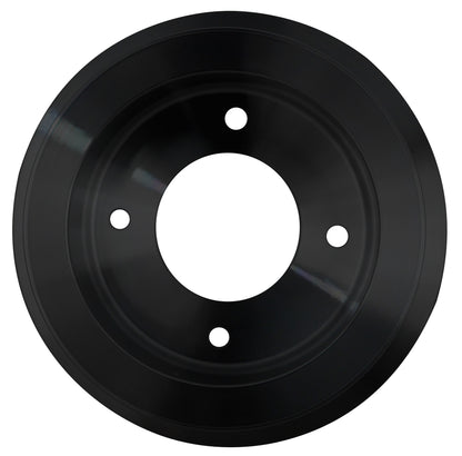 Pontiac V-Belt Crankshaft Pulley - Black (3V)