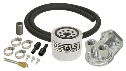 Single Mount 3/8" NPT Ports Up Remote Transmission Filter Kit Standard