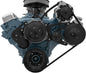 Pontiac Ultra Serpentine Conversion W/ Tensioner - ALT & PS-Key - Black