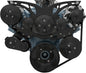 Pontiac All Inclusive Style Track Serpentine System - AC & PS - Black