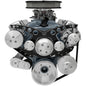 Pontiac Revolver Serpentine System - AC & PS - Black Onyx