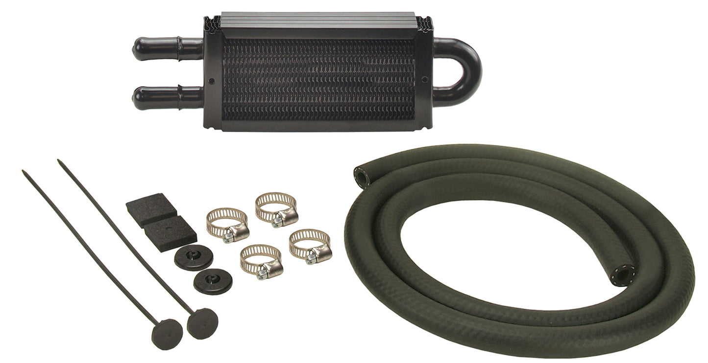 2 Pass 8" Series 7000 Copper/Aluminum Power Steering Kit With Mount Brackets