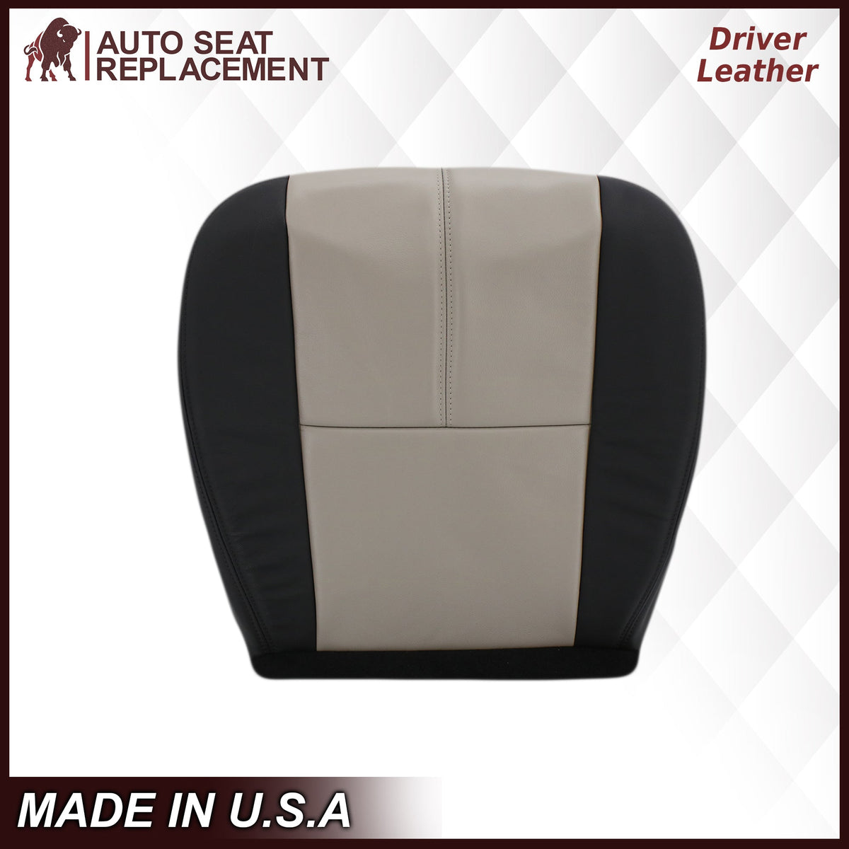 2007-2014 Chevy Silverado Seat Cover In 2tone Gray/Black: Choose From Variation
