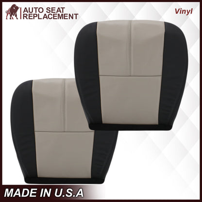 2007-2014 Chevy Silverado Seat Cover In 2tone Gray/Black: Choose From Variation