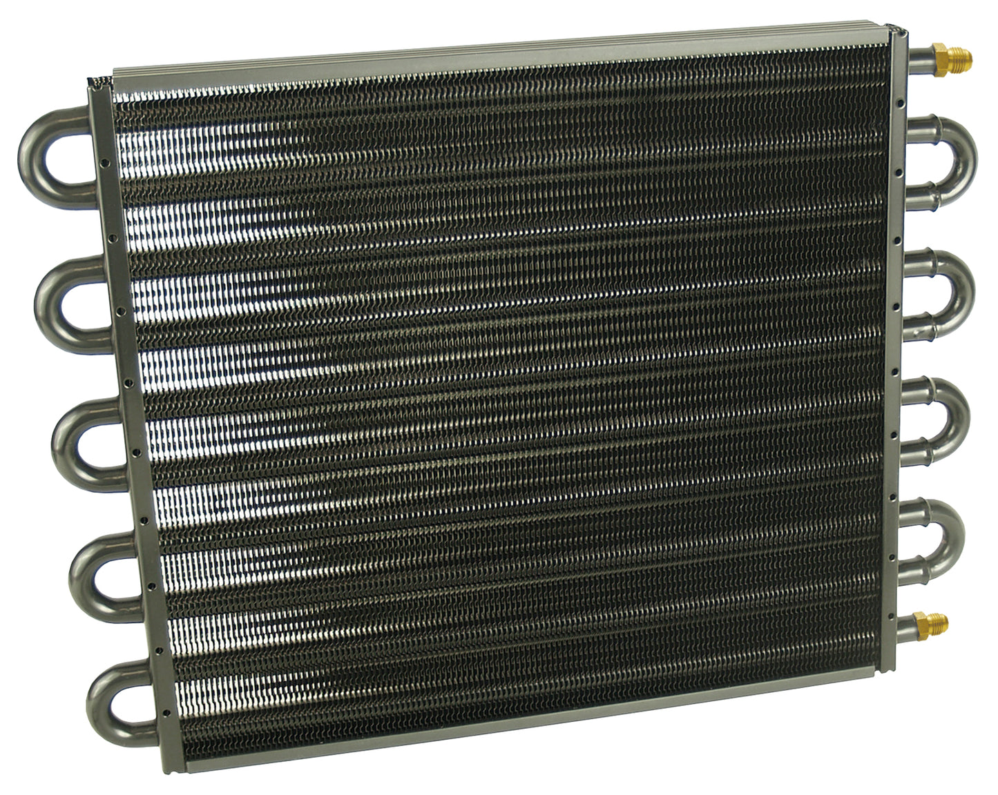 10 Pass 17" Series 7000 Copper/Aluminum Transmission Cooler -6AN