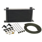 16 Row Stack Plate Transmission Cooler Kit 90 Degree Swivel Fitting
