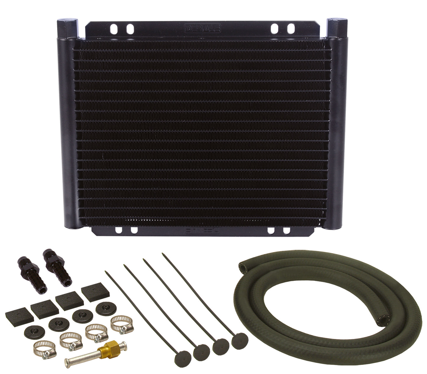 19 Row Series 8000 Plate & Fin Transmission Cooler Kit 1/2"-20 Inverted Flare