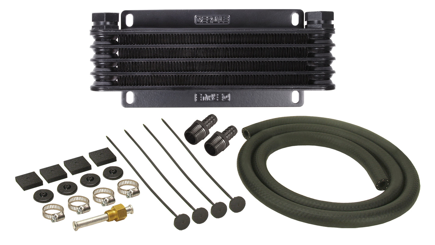 5 Row Series 9000 Plate & Fin Transmission Cooler Kit 1/2" NPT