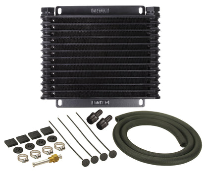 13 Row Series 9000 Plate & Fin Transmission Cooler Kit 1/2" NPT