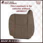 2003-2007 Chevy Silverado/Avalanche & GMC Sierra Work Truck Seat Cover in Tan 40/20/40 (Leanback Without Armrest): Choose Leather or Vinyl