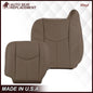 2003-2007 Chevy Silverado/Avalanche & GMC Sierra Work Truck Seat Cover in Tan 40/20/40 (Leanback Without Armrest): Choose Leather or Vinyl