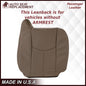 2003-2007 Chevy Silverado/Avalanche & GMC Sierra Work Truck Seat Cover in Tan 40/20/40 (Leanback Without Armrest): Choose Leather or Vinyl