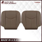 2003-2007 Chevy Silverado/Avalanche & GMC Sierra Work Truck Seat Cover in Tan 40/20/40 (Leanback Without Armrest): Choose Leather or Vinyl