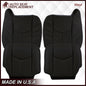 2003-2007 Chevy Silverado/Avalanche & GMC Sierra work Truck Seat Cover in Dark Gray 40/20/40 (Leanback Without Armrest): Choose Leather or Vinyl