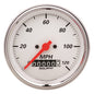 3-3/8 In. SPEEDOMETER 0-120 MPH ARCTIC WHITE