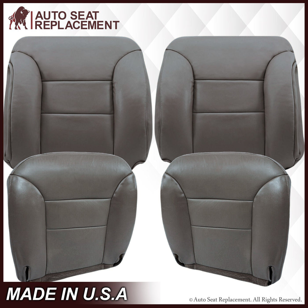 1995-1999 Chevy Tahoe Suburban Silverado Seat Cover in Gray: Choose your options