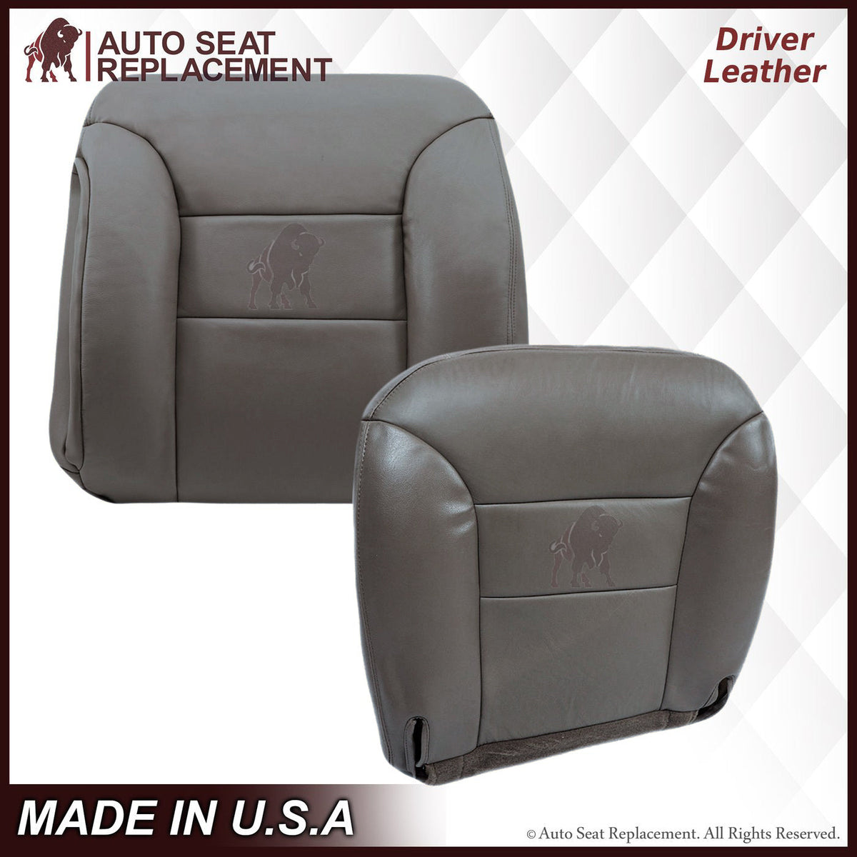 1995-1999 Chevy Tahoe Suburban Silverado Seat Cover in Gray: Choose your options