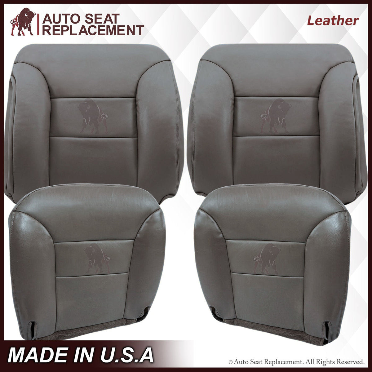 1995-1999 Chevy Tahoe Suburban Silverado Seat Cover in Gray: Choose your options