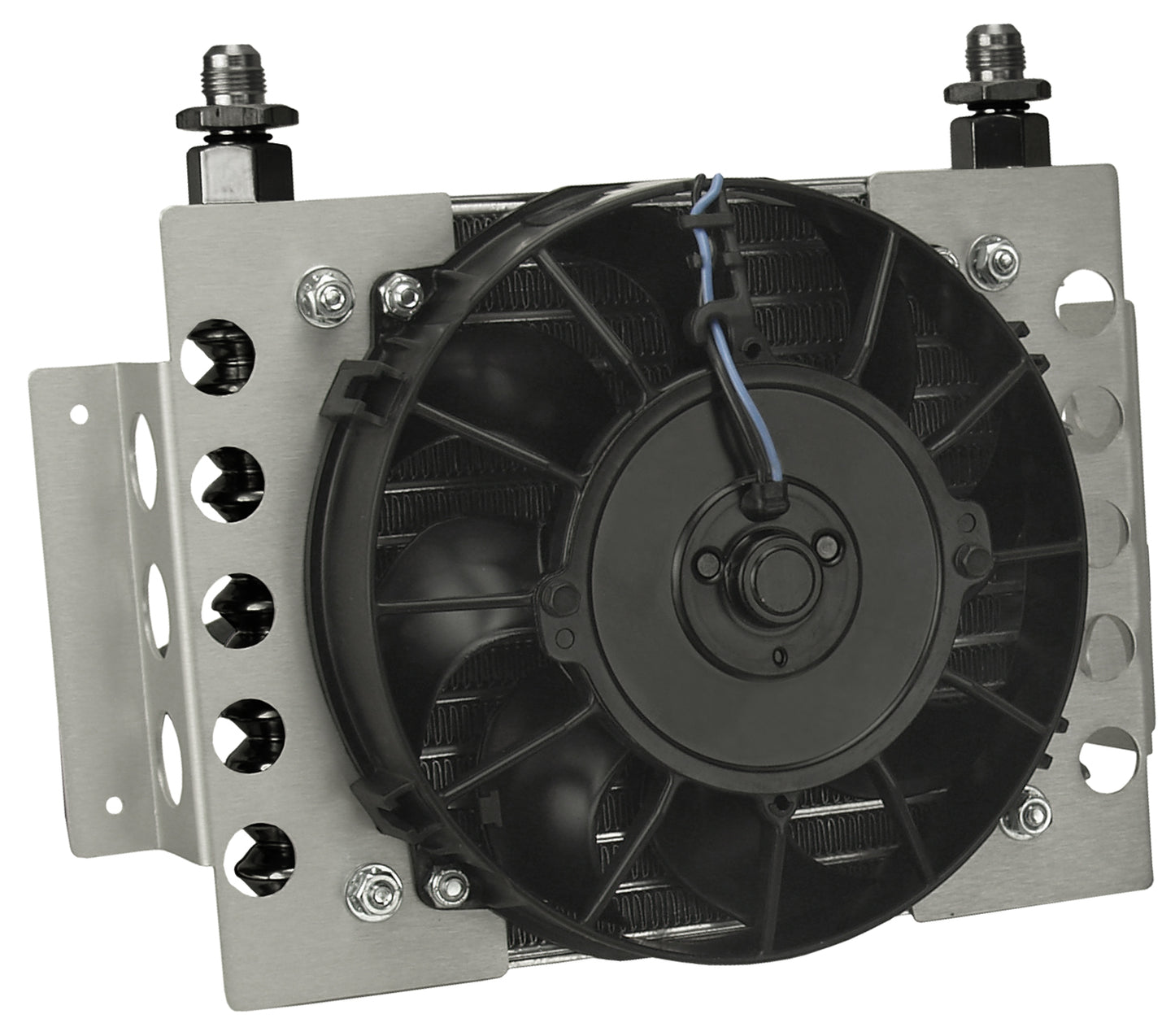 15 Row Atomic Cool Plate & Fin Remote Transmission Cooler Kit -6AN