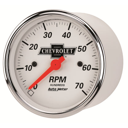 3-1/8 In. IN-DASH TACHOMETER 0-7000 RPM CHEVY VINTAGE