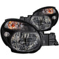 Anzo 2002-2003 Subaru Impreza Crystal Headlights Black