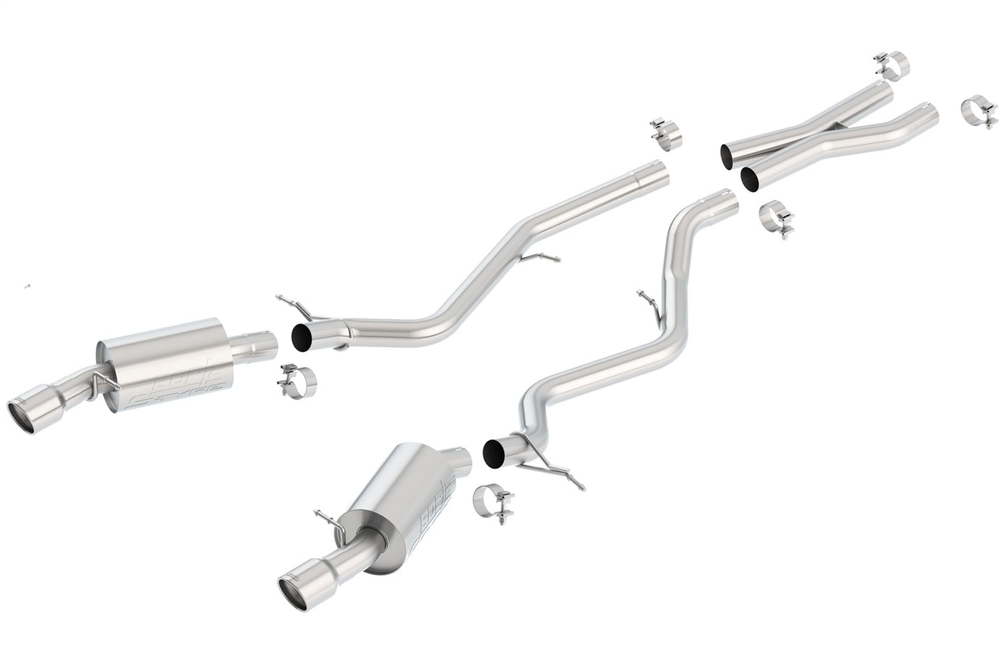 E90/ E92 335i/ 335xi Sedan/ Coupe 2007-2010 Cat-Back Exhaust System S-Type