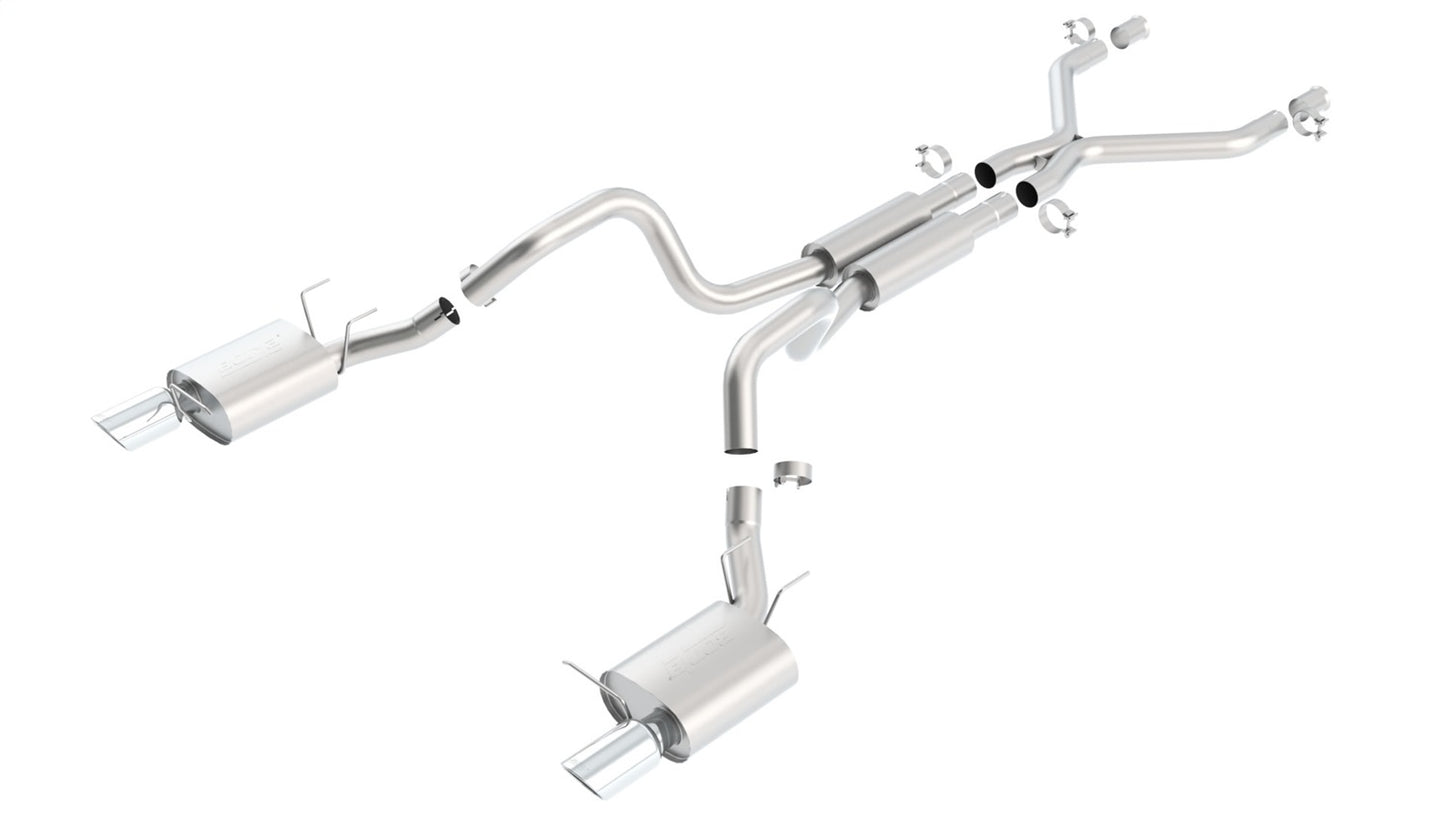 Mustang GT/ Shelby Mustang GT500 2011-2012 Cat-Back Exhaust System S-Type