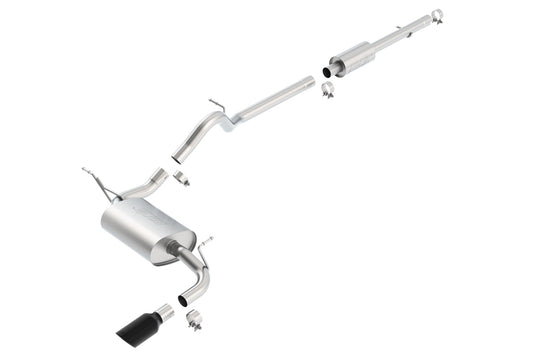 JKU Wrangler 4 Door 2012-2018 Cat-Back Exhaust System Touring