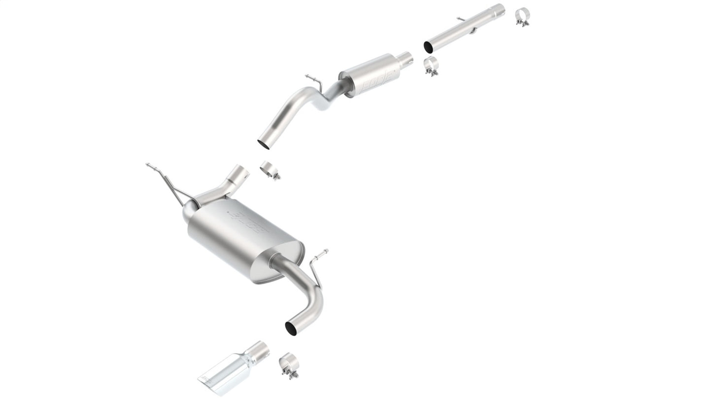 JK Wrangler 2 Door 2012-2018 Cat-Back Exhaust System Touring