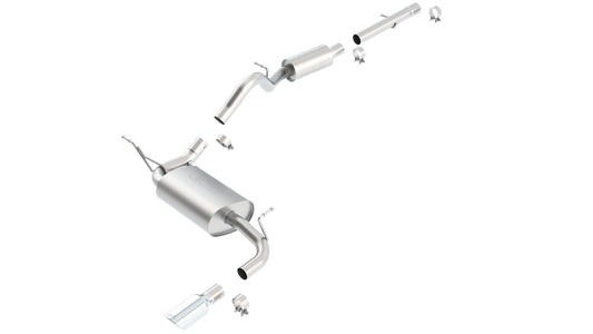 JK Wrangler 2 Door 2012-2018 Cat-Back Exhaust System Touring