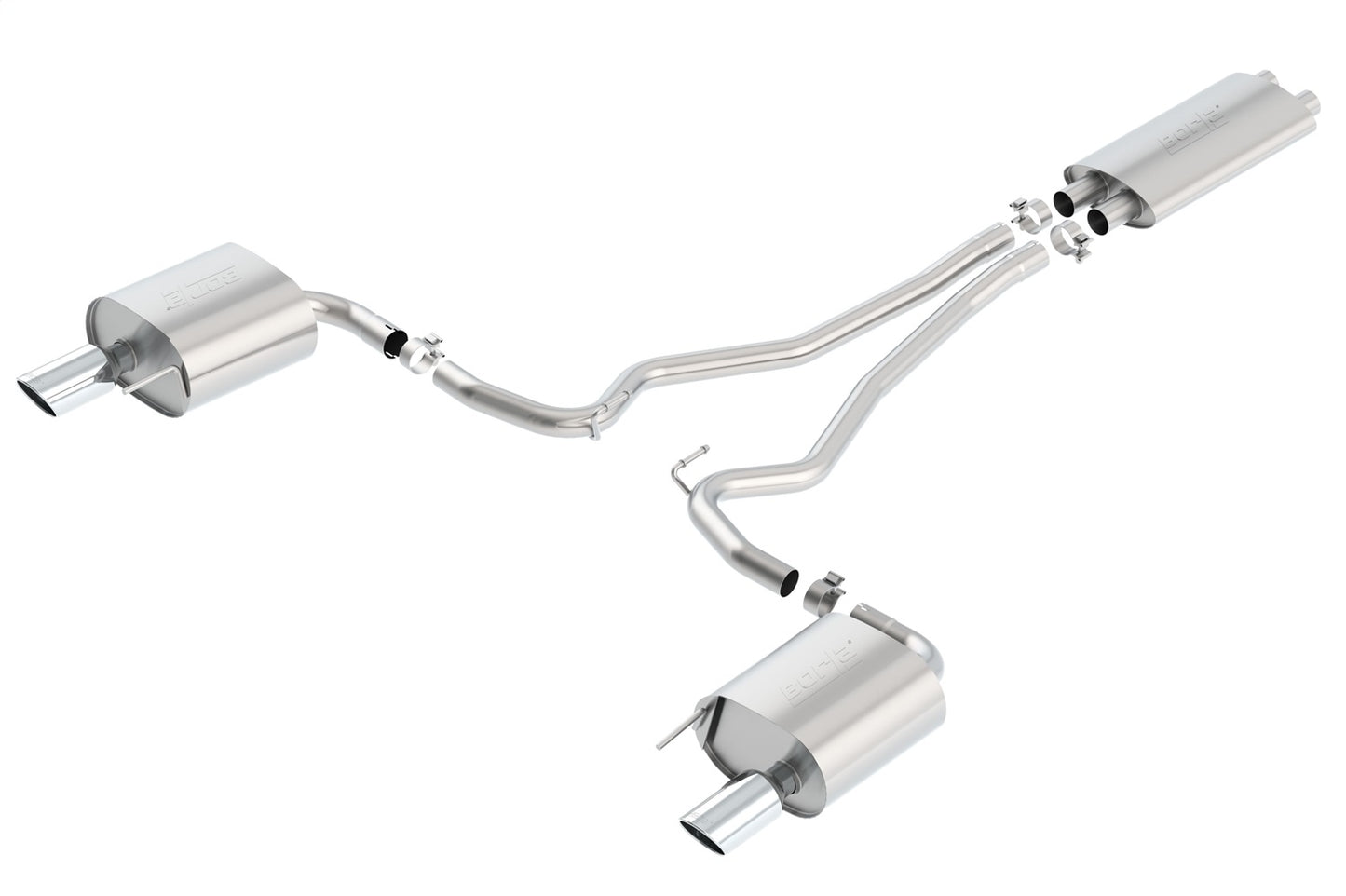 2015-2017 Ford Mustang V6 Cat-Back Exhaust System Touring