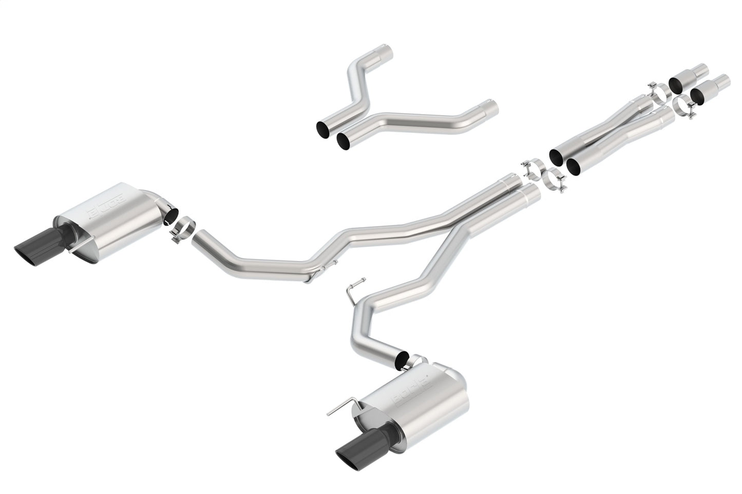 Mustang GT 2015-2017 Cat-Back Exhaust System S-Type