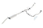 JK Wrangler 2 Door 2012-2018 Cat-Back Exhaust System S-Type Climber Design
